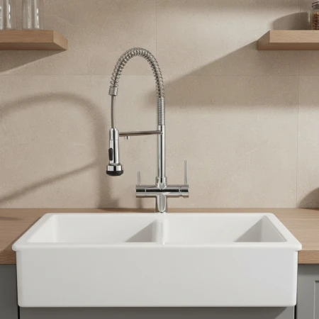 Slavina sa tušem inox fleksibilna PROFI LINE 3u1